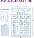 Baby Shower Bingo Cards, Baby Shower Bingo Game, Baby Shower Games Cards for Baby Shower, Gender Reveal Party Games Favors Supplies Decorations, 24 Players Bingo Game (A04)