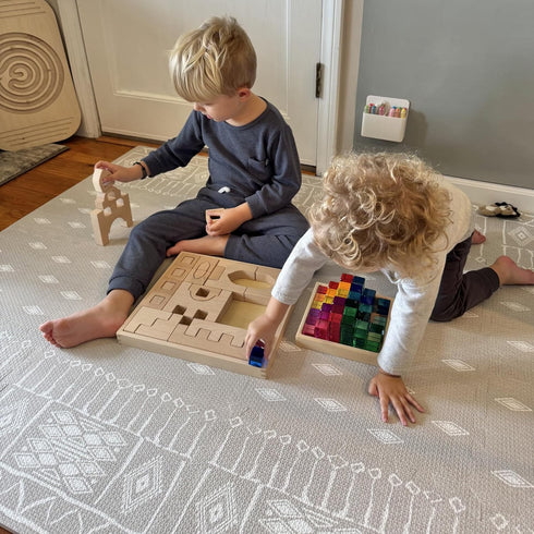 5.6 4 0.5" Premium Soft Foam Play Mat for Baby, x ft, Easy to Clean - The Perfect Modern Foam Playmat Fits Nicely
