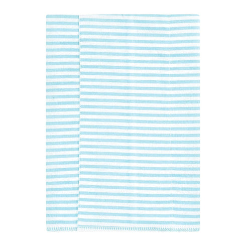 Hudson Baby Unisex Baby Flannel Burp Cloth 7pk, One Size, Teal Elephant