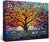 PICKFORU Stained Glass Puzzle Tree of Life Puzzles for Adults 1000 Pieces, Impossible Hard Difficult Challenging Puzzles for Adults, Colorful Mosaic Tree of Life Jigsaw Puzzle 1000 Pieces