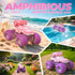 1:16 2.4GHz 4WD BEZGAR Amphibious Remote Control Car for Girls - Pink Monster Truck Toys RC Boats Waterproof Tank