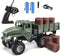 JPJCOOY RC Military Truck 6x6 Road Remote Control Car 1/16 Scale Remote