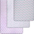 3 Pack GROW WILD Crib Sheets - Soft & Stretchy Jersey Cotton Fitted Baby Crib Sheets for Girls, Cute Toddler Bed Sheets