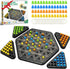 Triangle Chain Strategy Board Game: Portable Chain Triangle Chess Game for Family