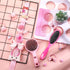 YoungJoy 21 Pcs Doll Hair Play Accessories, Pink Series Hair Brush Set for 18 and 14 Inch Dolls, Beauty Hair Care Tools