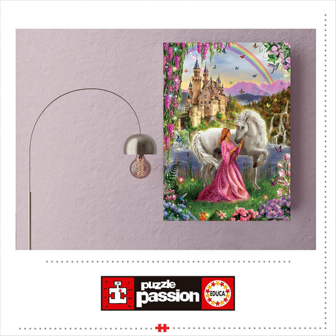 Educa 17985 Fairy and Unicorn Puzzle, 500 Pieces, Multicoloured