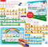 110 PCS Sentence Building Kit for Kids, Speech Therapy Toys, Word Building Magnets, Reading Games for Toddlers