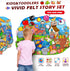 SKOLESK 77 Set Pcs Farm Animals Felt Story Board Preschool Farmhouse Themed Early Learning Storytelling Flannel Board