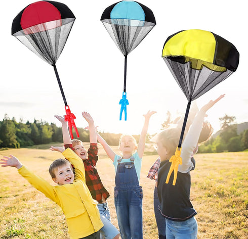 Muhotgs 3 4 5 6 7 8 9 10 11 12 Easter Basket Stuffers Parachute Toys for Kids: Christmas Stocking Stuffers for Kids