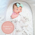 Muslin Swaddle Blanket | 100% Cotton | Newborn and Infant Blanket | Large 47 x 47 inches for Girls | Light Weight and Breathable | Mallard Duck Prints by LollyBanks