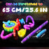 Woplagyreat 6 Light Up Party Favors Supplies,Bulk Glow Sticks Kids Pcs Pop Tubes Toys, Christmas Birthday Gifts