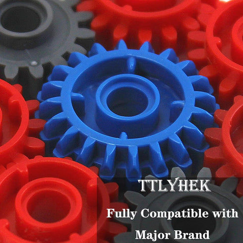 720Pcs Sets Pack Technical Cars Gears Cross Axles Technical Parts Accessories Wheels Connectors Pieces Chain Link Pins