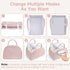 Diaper Caddy Organizer for Baby, Cotton Rope Baby Gift Basket,Portable Diaper Organizer for Changing Table,Diapers