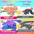 12 Pack 3D Printed Dragon Toys, Flexible Articulated Fidget Dragons in Surprise Eggs, Collectible Desk Toys, Party