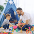 TOMYOU 200 Pieces Building Blocks - Kids STEM Toys Educational Discs Sets for Preschool Boys and Girls Aged 3+, Safe