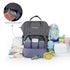 Backpack Baby Diaper Bag with Portable Changing Pad Multifunctional Large Unisex Nappy Changing Bags with Insulated