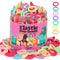 YGDZ Baby Hair Ties, 300pcs Elastic Toddler Hair Ties for Little Girls, Soft Ponytail Holders, Multicolor