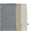 Mebie Baby Burp Cloths, Dusty Blue Print 3-Pack, Muslin Burp Cloth Set