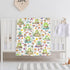 Cute Frog Baby Blanket Gifts, Super Soft Swaddle Newborn Cozy Receiving Blanket, Stroller Throw Blanket for Crib, 40x30