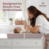 KRYSO Baby Changing Pad Soft Vegan Leather Changing Pad, Waterproof and Wipeable Diaper Changing Mat, Easy-to-Clean