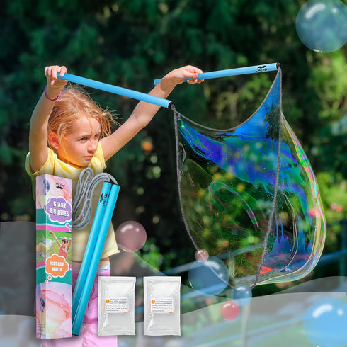Mr. Pen Giant Bubble Wands Kit, Big Bubble Maker for Kids Outside, Outdoor Toys for Huge Bubble Fun