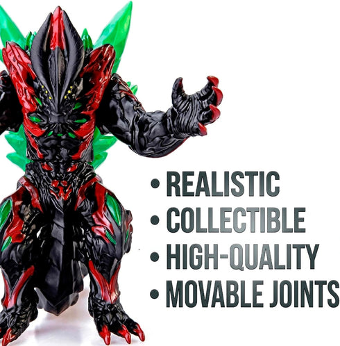 JAYKENIXO 13 Inch Ultra Giant Monster Action Figure Movable Joints, Detailed Kaiju Toy, Collectible Figure for Kids