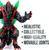 JAYKENIXO 13 Inch Ultra Giant Monster Action Figure Movable Joints, Detailed Kaiju Toy, Collectible Figure for Kids