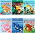 6 PCS Sticker by Number Sticker Paint Books for Kids Boys Girls