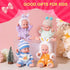 Vueos 4 7 Inch Playset 4 3+ Pcs Baby Doll with Adorable Clothes, Mini Reborn Baby Dolls Nursery Toys for Toddlers Girls