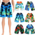 Bencailor 6 Pcs Doll Clothes Boy Doll Beach Shorts Tropical Print Swimsuit Accessories for Boy Dolls