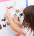 Fridge Magnets for Toddlers - Magdum, 16 Farm Animal Magnets for Refrigerator, Educational Gift for Kids
