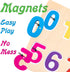 Magnetic Wooden Educational Number Puzzle - Learn Numbers & Color Recognition Toy for Toddler Preschool Game