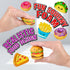 Mini Squish Fast Food Toys, 10 Pack Assorted Designs, Slow-Rise Stress Relief Toys for Kids, Party Favors for Boys &