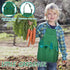 16Pcs Kids Gardening Tools Set - Outdoor Toys with Wheelbarrow, Apron, Watering Can for Educational STEM Learning