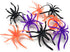 288 Bulk Halloween Spider Ring Assortment, Orange, Purple, Black, Glow-in-the-Dark Party Favors