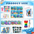 96Pcs Set BenLouis Under the Sea Party Favors Ocean Animals Party Coloring Books Bulk for Kids Sea Fish Birthday