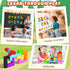 65PCS 3 4 5 6 7 8, Magnetic Blocks with Magnet Eyes Toy, Magnetic Building Blocks with Storage Bag for Kids Gifts, STEM