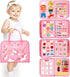 hahaland Busy Board - Montessori Toys for 2 Year Old Girl | Birthday Gift with Life Skills, ABC, 123, Shapes, Colors