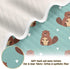 KICPOAY 30x40 Inch Swaddle Blanket for Green Beaver with Heart Baby Receiving Blanket Muslin Baby Swaddles Soft Cotton