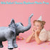Jet Creations Elephant Inflatable 36" Lx19 H, Ages 3+ Animal Toy for Party Decoration, Pool Play, Safari Themed Photo