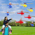 8 Pack Planes Toys, Flying Toy Helicopter for Kids, 360° Rotating Airplane Toys for Boys Girls