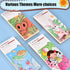 Cavnewt Book,21-Pages,Travel Set 3-8 Pocket Watercolor Painting Paint Watercolor Coloring Book for Kids Years Old,Boys