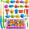 TEMI Fishing Toy for Kids 3-8 Years Old - Magnetic Fishing Pole Bath Toy for Toddlers, Summer Water Fun