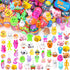 Fumogym 100PCS Unique & Colorful Prefilled Easter Eggs with Novelty Toys, Filling Treats, Easter Eggs Hunt, Basket