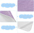 SyXIOP 28" 52" Purple Cooling Baby Waterproof Crib Mattress Protector x Ultra Soft Bed Pads Disposable for Baby&Toddler