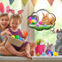 36 Pack Easter Egg Fillers with Easter Bunny Plush Easter Eggs with Toys Inside, Mini Easter Stuffed Animals Easter