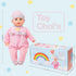 Toy Choi's 16 Inch Interactive Baby Doll, Pink - Talking Feeding Doll with Sounds and Accessories