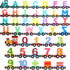 VercanMonth 43 Set 26 14 3 3-7 Pcs Magnetic Wooden Alphabet Number Trains for Kids with Alphabet, Number Trains