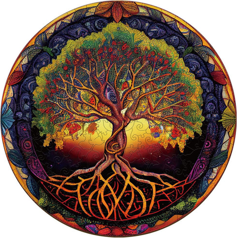 KAAYEE Wooden Jigsaw Puzzles - Wooden Puzzle Adult Unique Shape Advanced Tree Wooden Jigsaw Puzzle for Adult, Best Gift