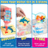 20PCS 6 7 8 9 10 wookidel Magic Water Elf Toy Kit, Aqua Fairy Water Gel Kit with Magic Gels and Animal Molds, Gift